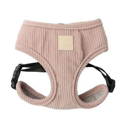 Fuzzyard Life Corduroy Dog Harness in Soft Blush Pink - Fuzzyard - 1