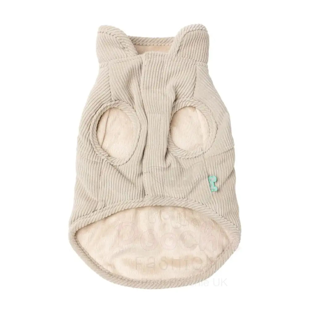 Fuzzyard Life Corduroy Dog Jacket - Sandstone - Fuzzyard - 3