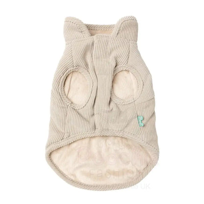 Fuzzyard Life Corduroy Dog Jacket - Sandstone - Fuzzyard - 3
