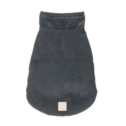 Fuzzyard Life Corduroy Dog Jacket - Slate Grey - Fuzzyard - 1
