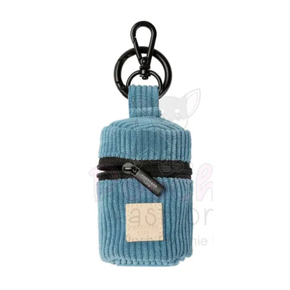 Fuzzyard Life Corduroy Poop Bag Dispenser in French Blue - Fuzzyard - 2
