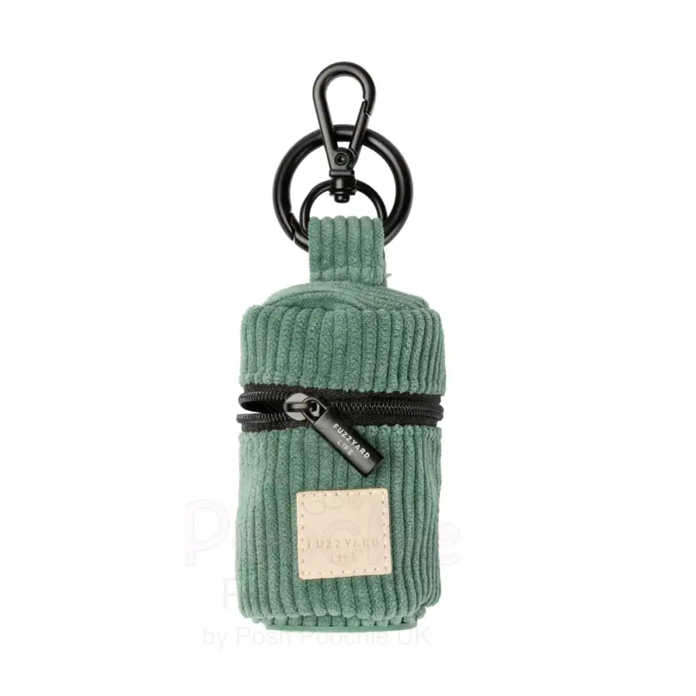 Fuzzyard Life Corduroy Poop Bag Dispenser in Myrtle Green - Fuzzyard - 2