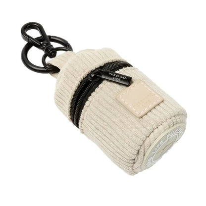 Fuzzyard Life Corduroy Poop Bag Dispenser in Sandstone - Fuzzyard - 1
