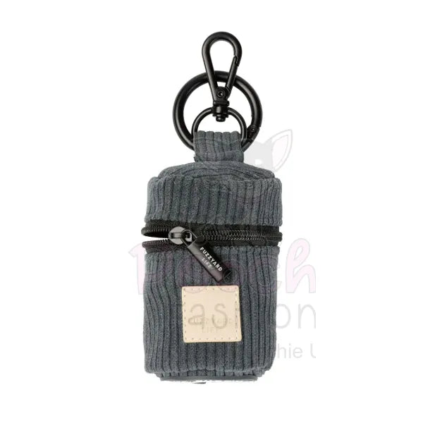 Fuzzyard Life Corduroy Poop Bag Dispenser in Slate Grey - Fuzzyard - 2