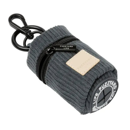 Fuzzyard Life Corduroy Poop Bag Dispenser in Slate Grey - Fuzzyard - 1