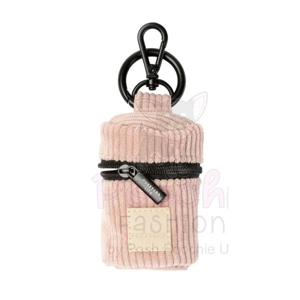Fuzzyard Life Corduroy Poop Bag Dispenser in Soft Blush Pink - Fuzzyard - 2