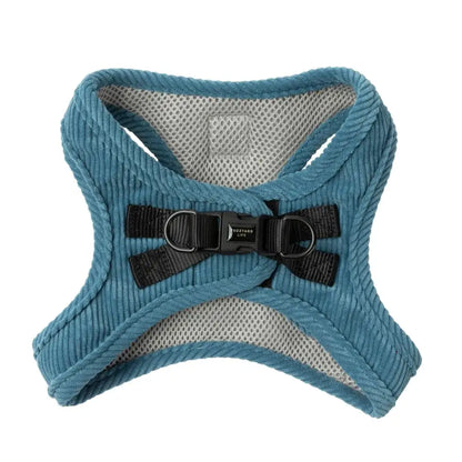 Fuzzyard Life Corduroy Step-in Dog Harness in French Blue - Fuzzyard - 1