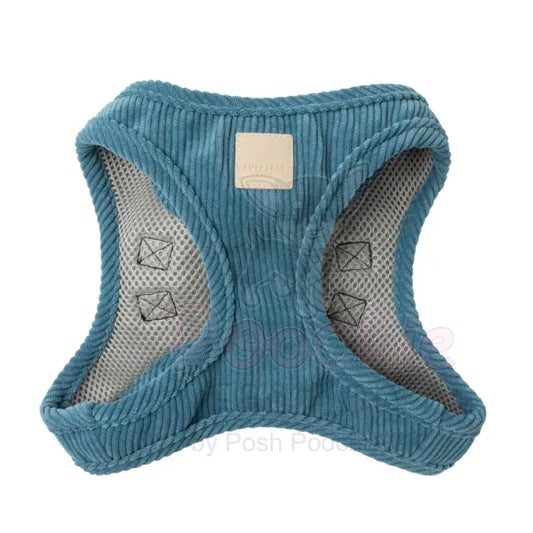 Fuzzyard Life Corduroy Step-in Dog Harness in French Blue - Fuzzyard - 2