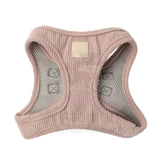 Fuzzyard Life Corduroy Step-in Dog Harness in Soft Blush Pink - Fuzzyard - 2