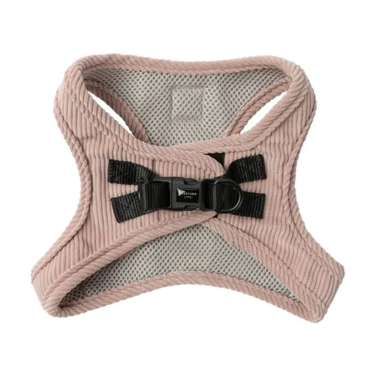 Fuzzyard Life Corduroy Step-in Dog Harness in Soft Blush Pink - Fuzzyard - 1