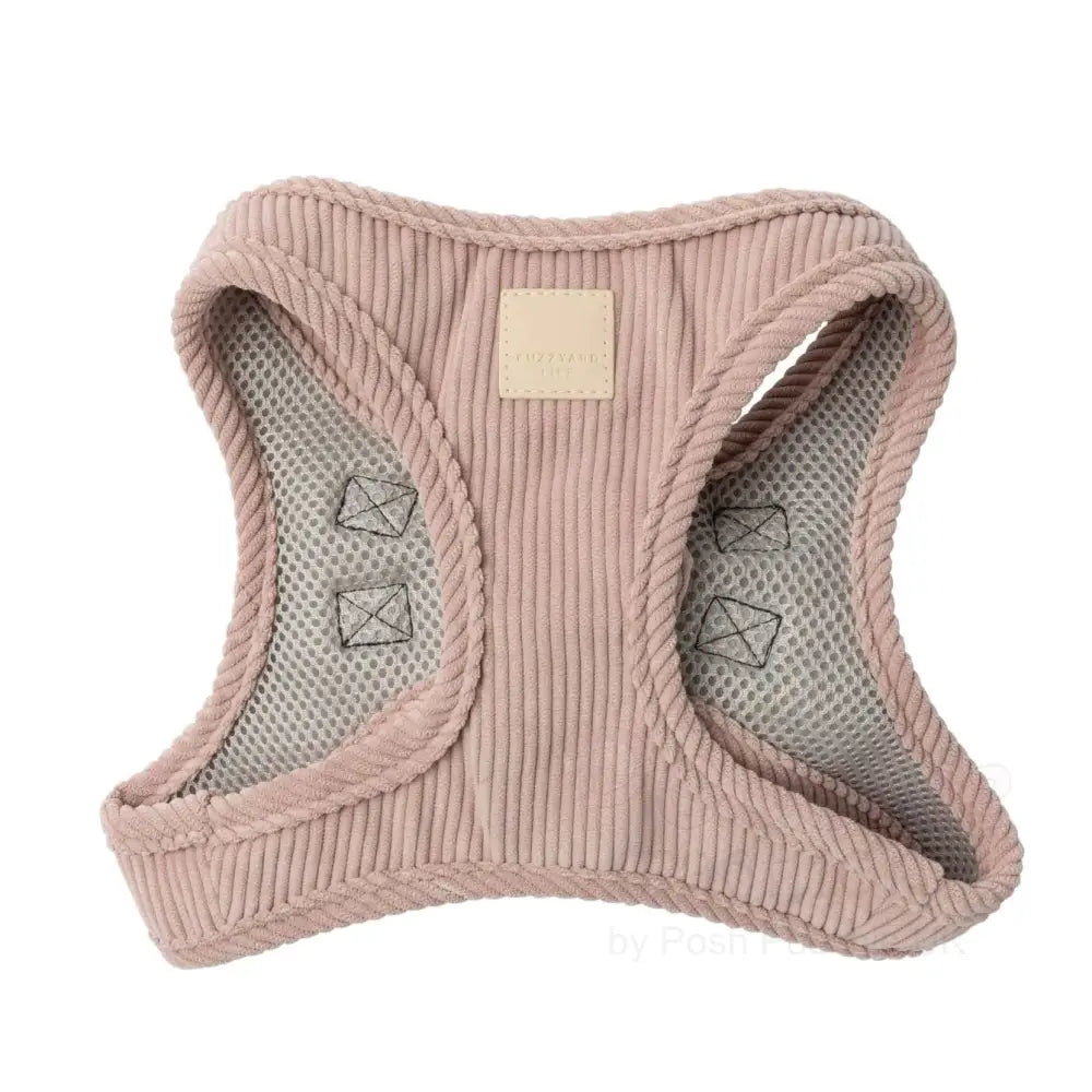 Fuzzyard Life Corduroy Step-in Dog Harness in Soft Blush Pink - Fuzzyard - 2