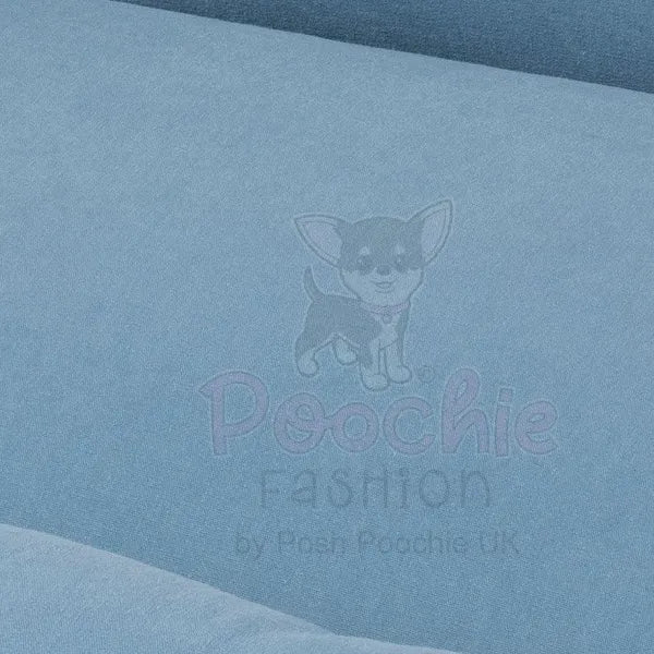 Fuzzyard Life Cotton Dog Bed in French Blue - Fuzzyard - 4