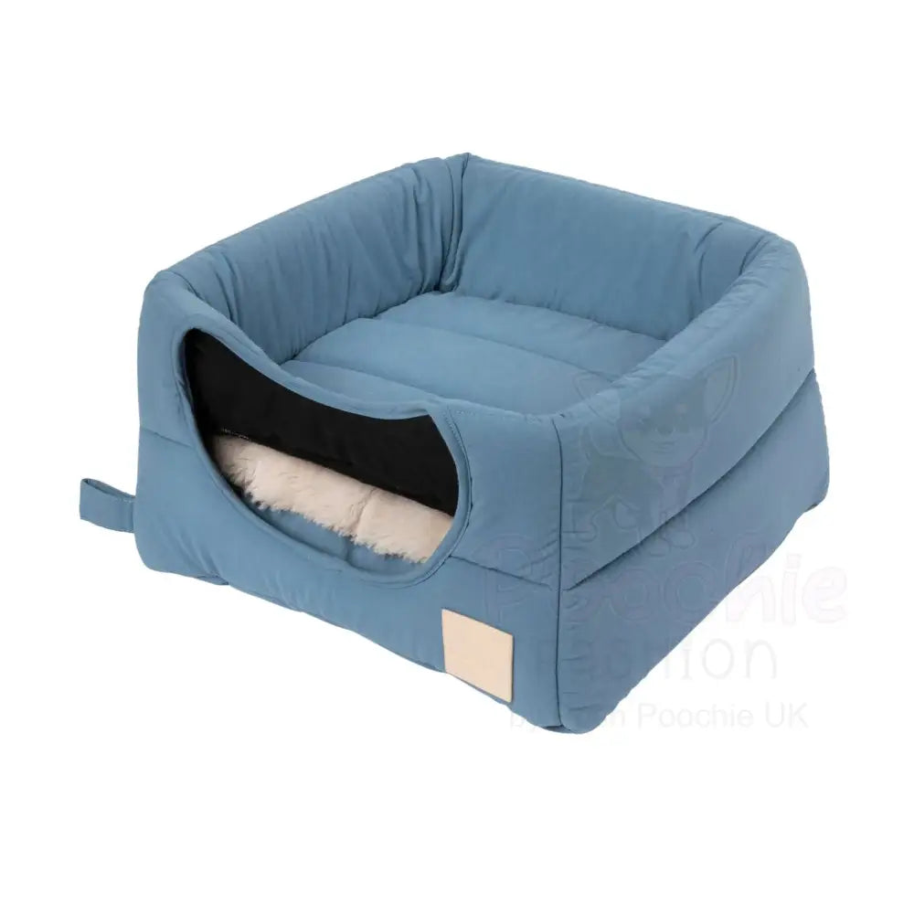 Fuzzyard Life Cubby Cat Bed in French Blue - Fuzzyard - 2
