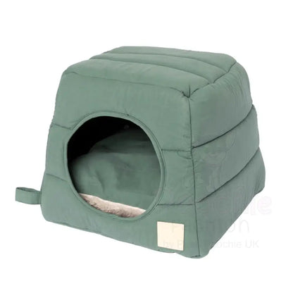 Fuzzyard Life Cubby Cat Bed in Myrtle Green - Fuzzyard - 5