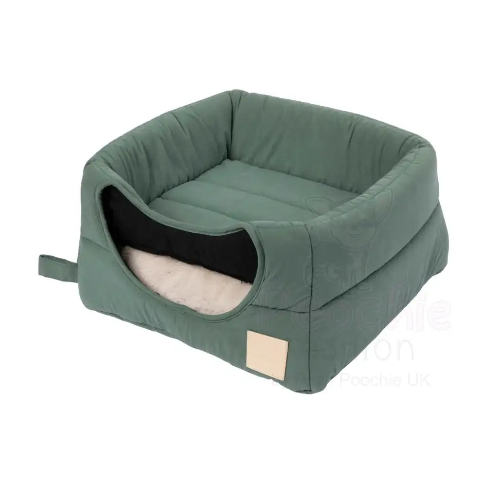 Fuzzyard Life Cubby Cat Bed in Myrtle Green - Fuzzyard - 2