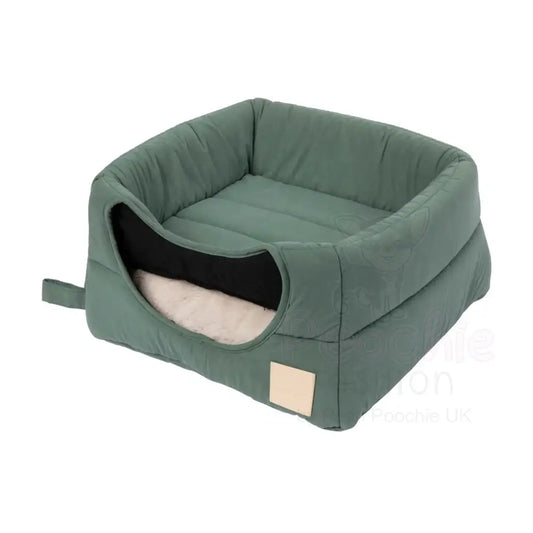 Fuzzyard Life Cubby Cat Bed in Myrtle Green - Fuzzyard - 2