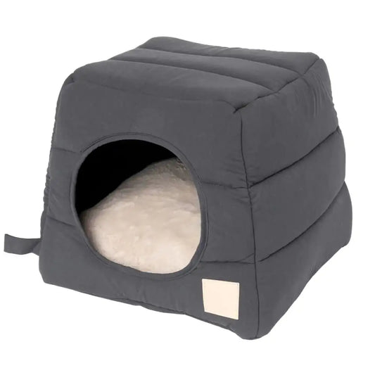 Fuzzyard Life Cubby Cat Bed in Slate Grey - Fuzzyard - 1