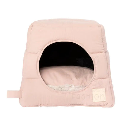 Fuzzyard Life Cubby Cat Bed in Soft Blush Pink - Fuzzyard - 3