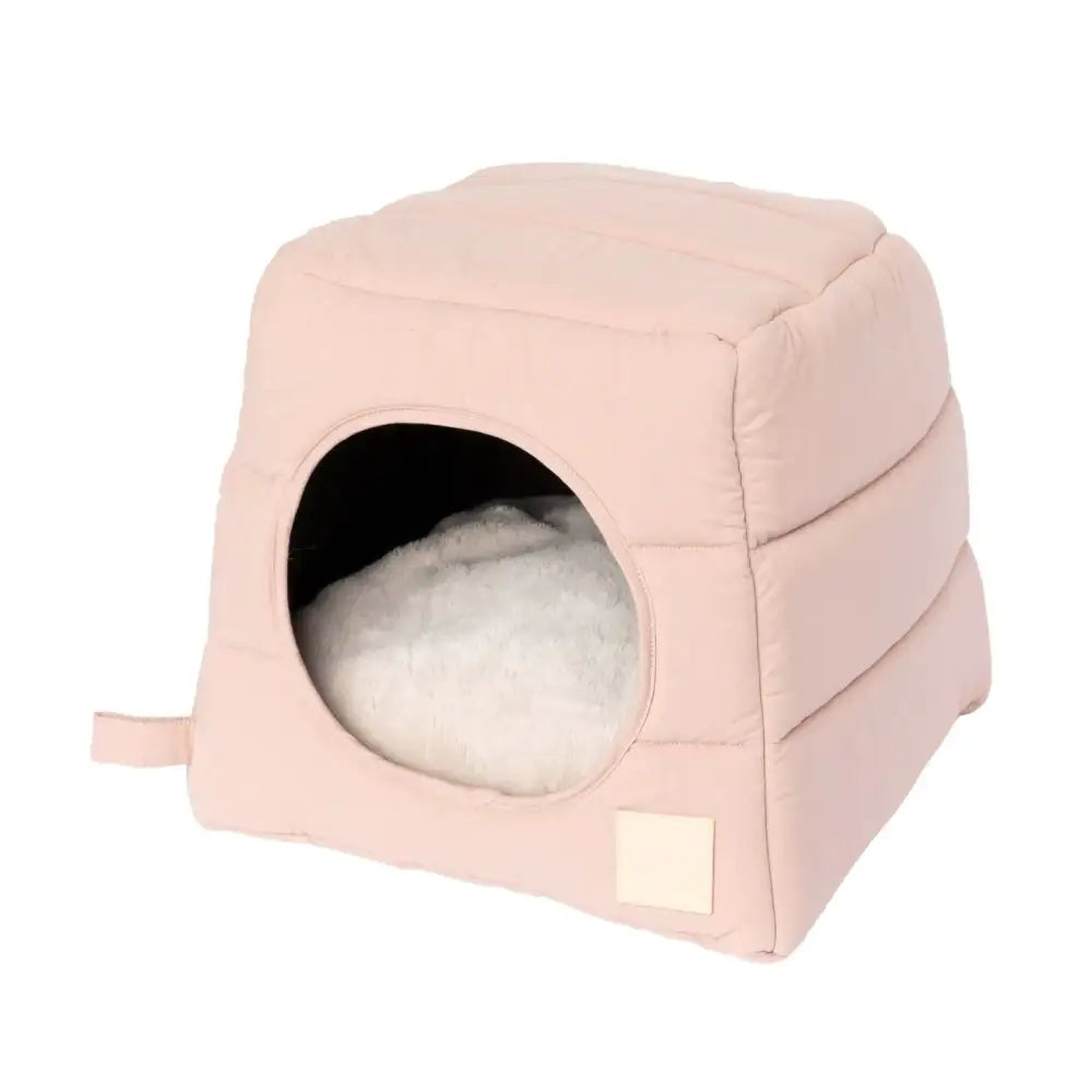 Fuzzyard Life Cubby Cat Bed in Soft Blush Pink - Fuzzyard - 1