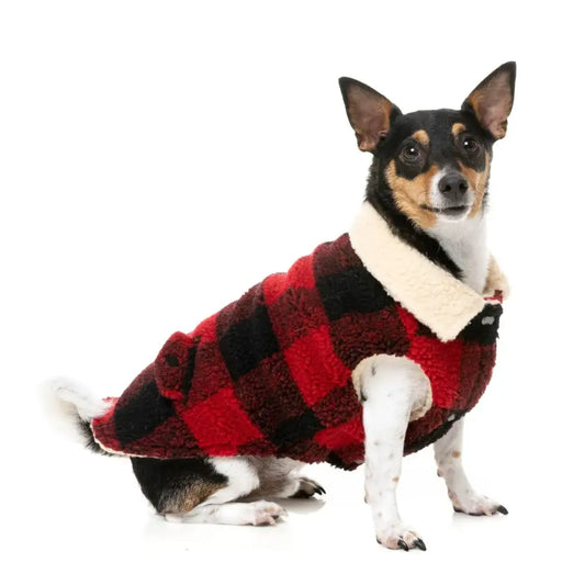 Fuzzyard Lumberjack 25 Dog Jacket - Red - Fuzzyard - 1