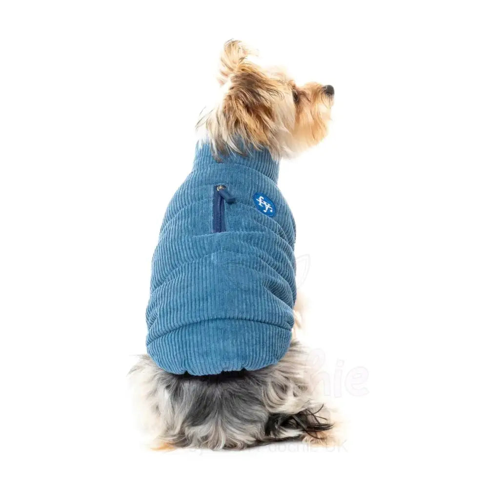 Fuzzyard Mosman Puffer Dog Jacket - Washed Blue - Fuzzyard - 4