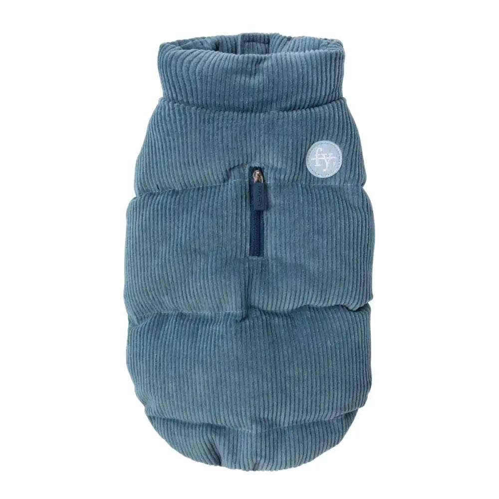 Fuzzyard Mosman Puffer Dog Jacket - Washed Blue - Fuzzyard - 1