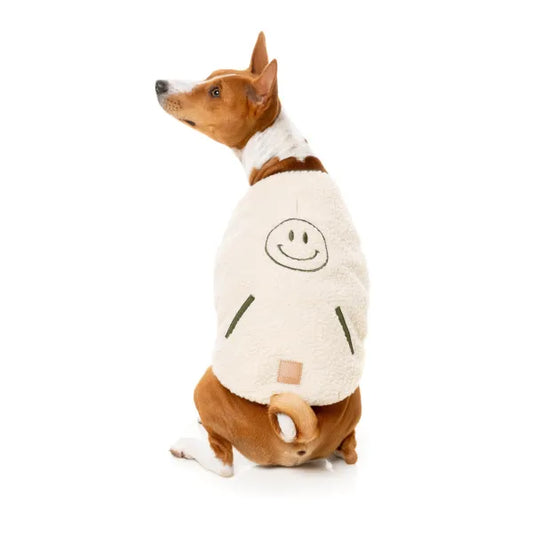 Fuzzyard Nara Reversible Dog Jacket - Beige - Fuzzyard - 1