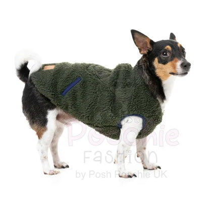 Fuzzyard Nara Reversible Dog Jacket - Dark Moss - Fuzzyard - 7
