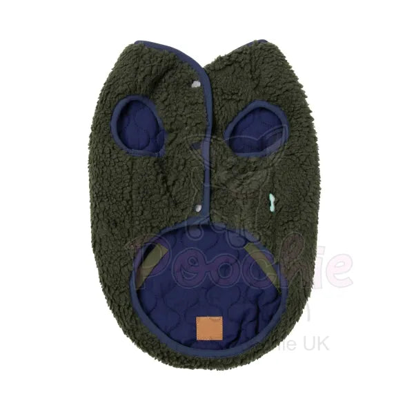 Fuzzyard Nara Reversible Dog Jacket - Dark Moss - Fuzzyard - 4
