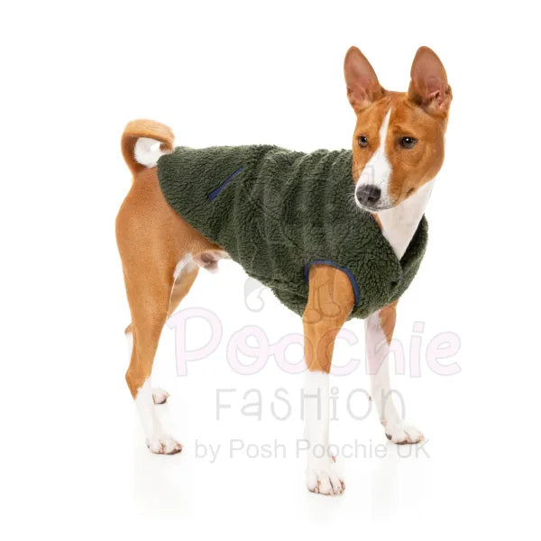 Fuzzyard Nara Reversible Dog Jacket - Dark Moss - Fuzzyard - 6