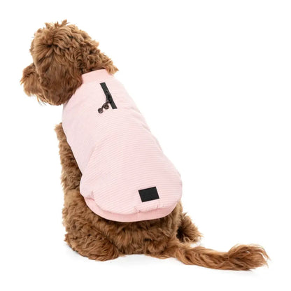 Fuzzyard Pink Bomber Jacket – Flexible Fit Dog Coat with Harness Hole - Fuzzyard - 1