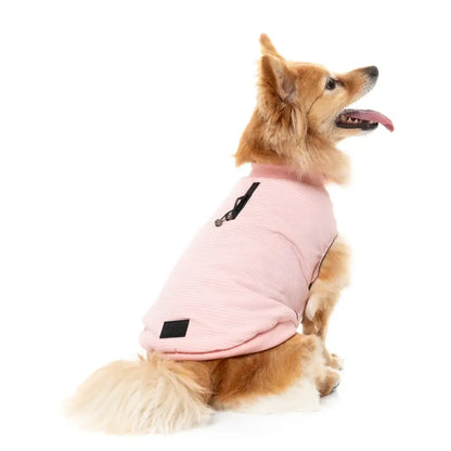 Fuzzyard Pink Bomber Jacket – Flexible Fit Dog Coat with Harness Hole - Fuzzyard - 5