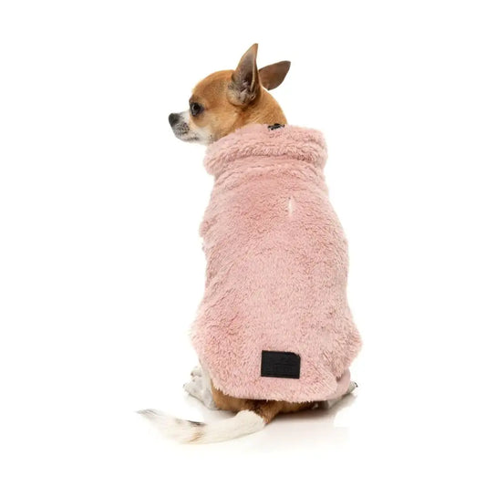 Fuzzyard Turtle Teddy Dog Fleece Jumper - Blossom Pink - Fuzzyard - 1