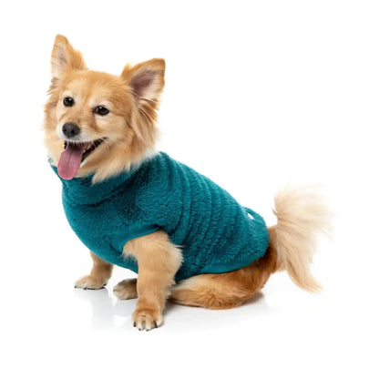Fuzzyard Turtle Teddy Dog Fleece Jumper - Deep Teal - Fuzzyard - 6