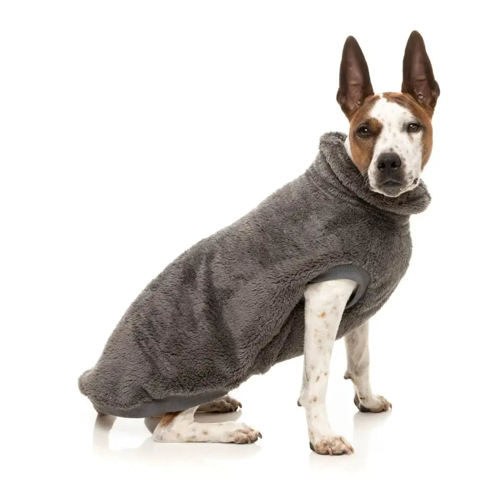 Fuzzyard Turtle Teddy Dog Fleece Jumper - Grey - Fuzzyard - 8