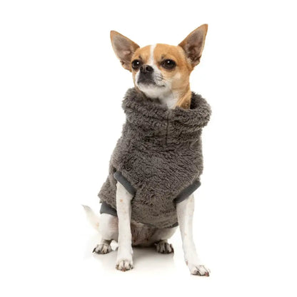 Fuzzyard Turtle Teddy Dog Fleece Jumper - Grey - Fuzzyard - 5