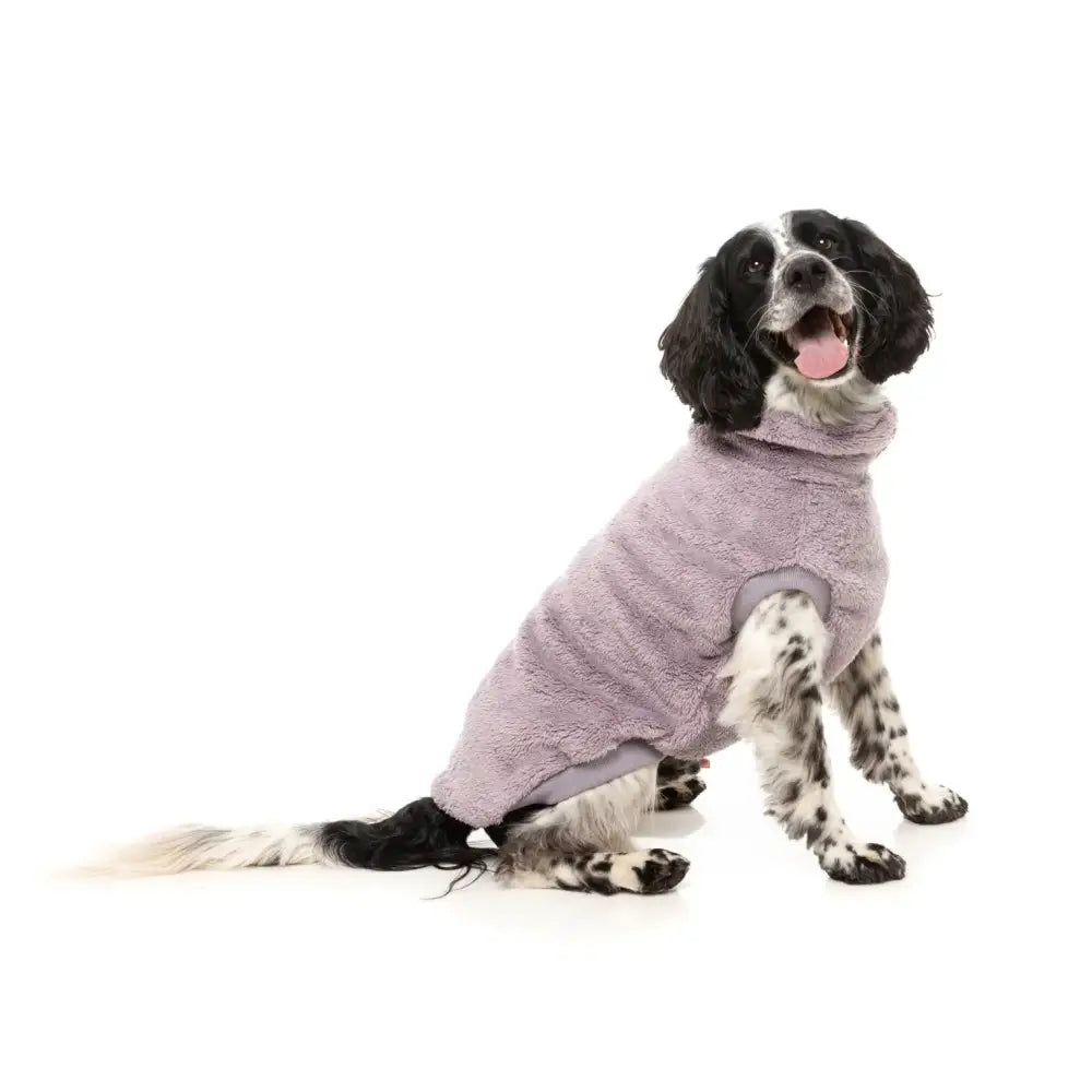 Fuzzyard Turtle Teddy Dog Fleece Jumper - Lavender - Fuzzyard - 9