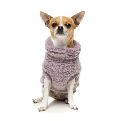 Fuzzyard Turtle Teddy Dog Fleece Jumper - Lavender - Fuzzyard - 7