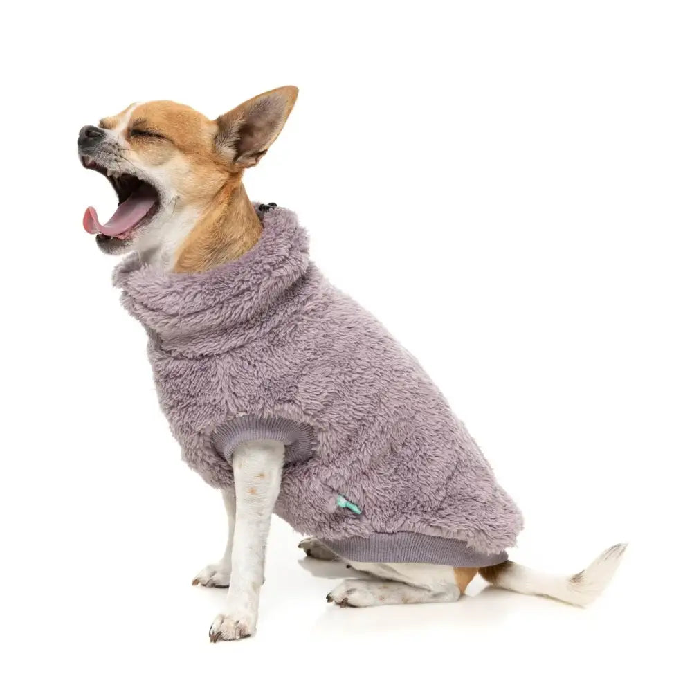 Fuzzyard Turtle Teddy Dog Fleece Jumper - Lavender - Fuzzyard - 2