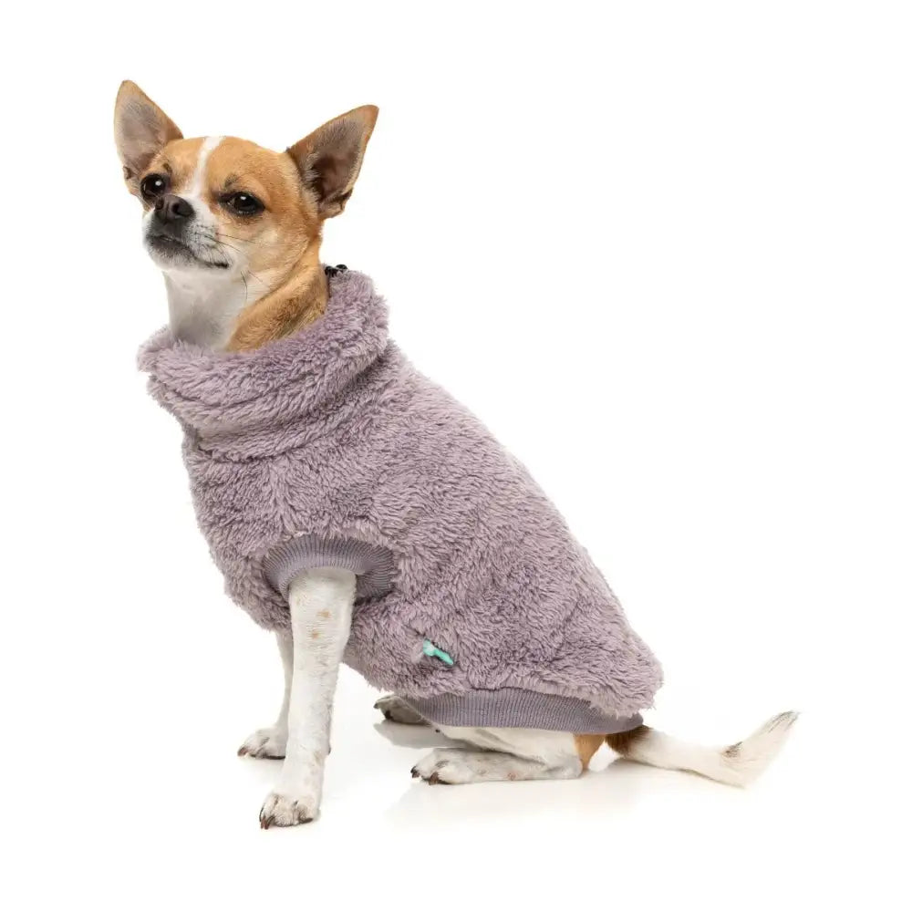 Fuzzyard Turtle Teddy Dog Fleece Jumper - Lavender - Fuzzyard - 8