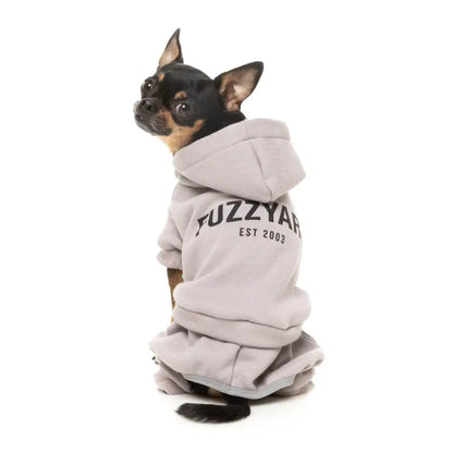 Fuzzyard Urban Dog Tracksuit - Cool Grey - Fuzzyard - 8