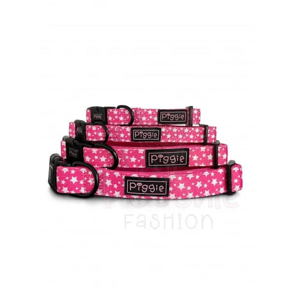 Galaxy Dog Collar and Lead Hot Pink - Piggie - 3