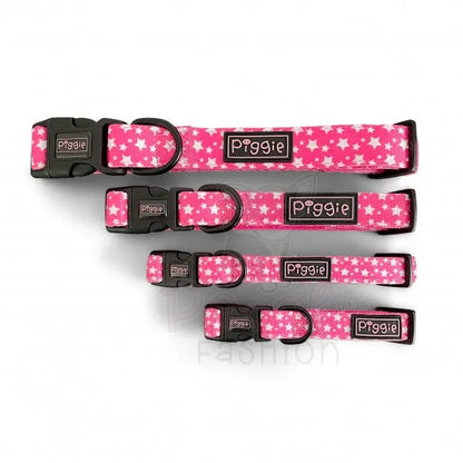 Galaxy Dog Collar Hot Pink - Piggie - 3
