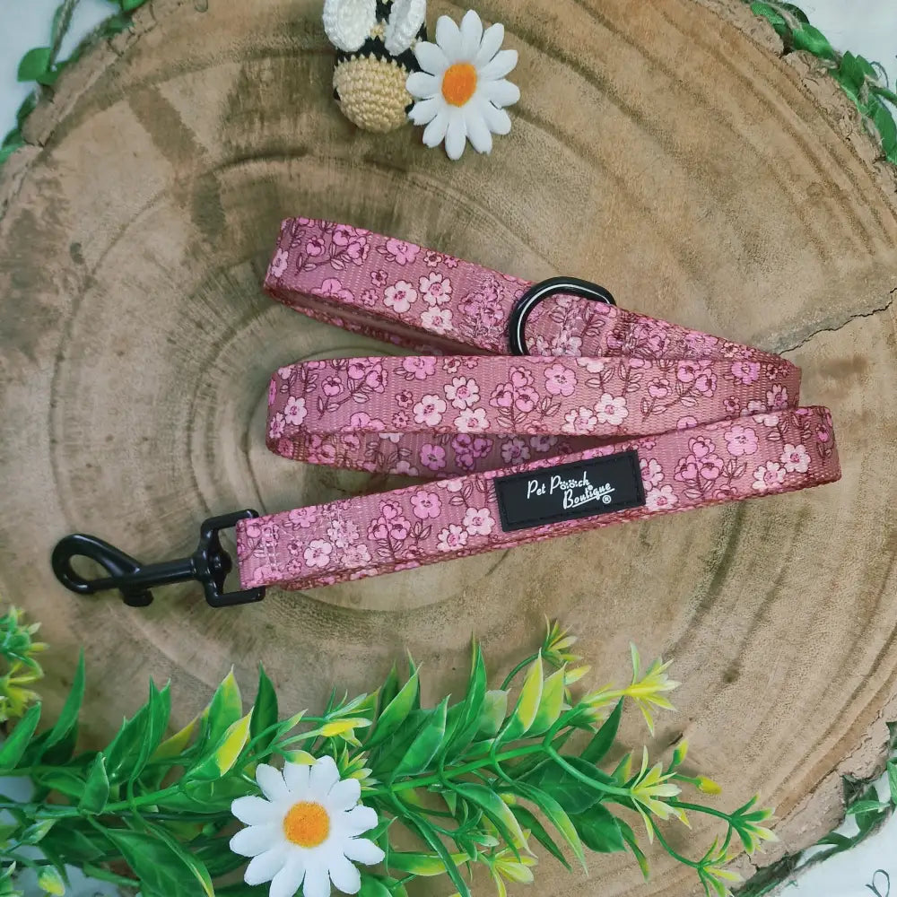 Garden Bloom Floral Dog Lead - Pet Pooch - 1