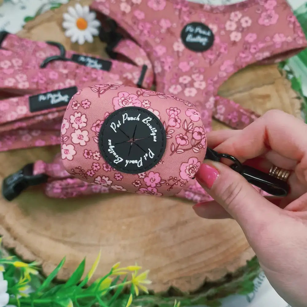 Garden Bloom Floral Dog Poo Bag Holder - Pet Pooch - 1