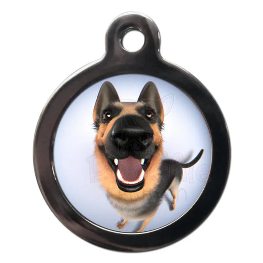 German Shepherd Fish Eye Dog Id Tag - Ps Pet Tags - 1
