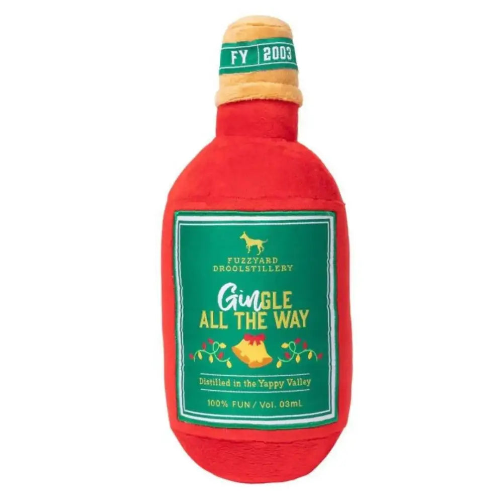 Gin-gle All the Way Christmas Dog Toy by Fuzzyard - Fuzzyard - 1