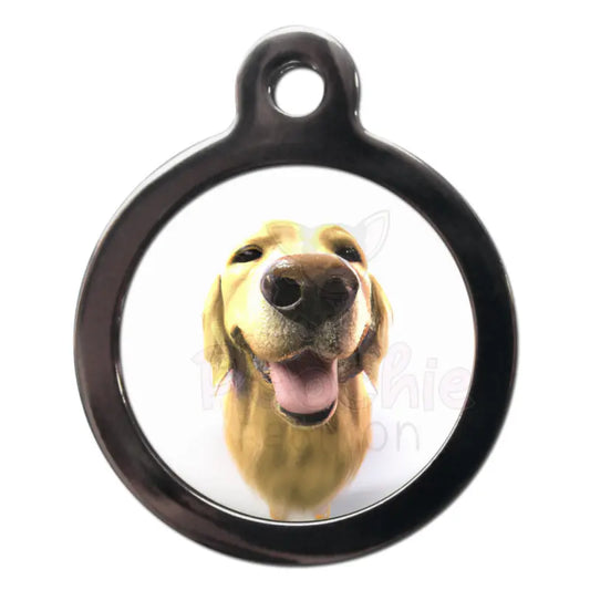 Golden Retriever Fish Eye Dog Id Tag - Ps Pet Tags - 1
