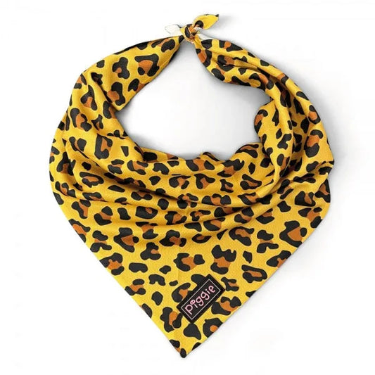 Golden Savannah Tie on Dog Bandana - Piggie - 1