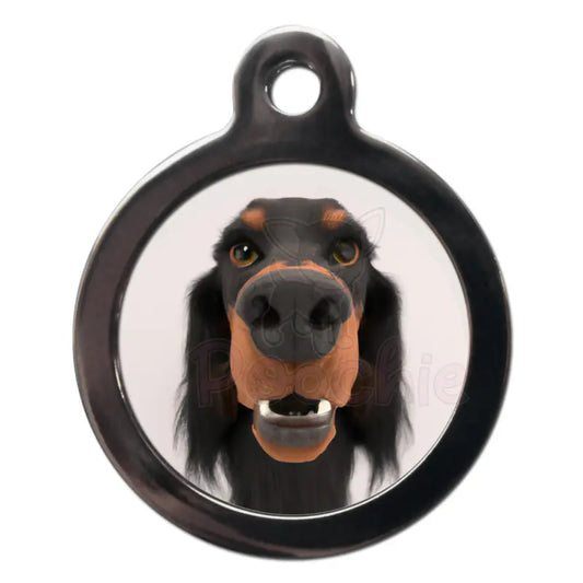 Gordon Setter Fish Eye Dog Id Tag - Ps Pet Tags - 1